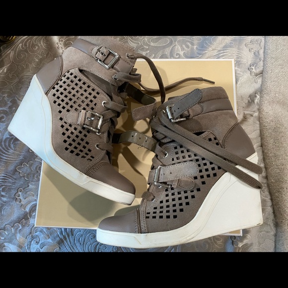 Michael Kors Shoes - Women’s MK wedge sneaker